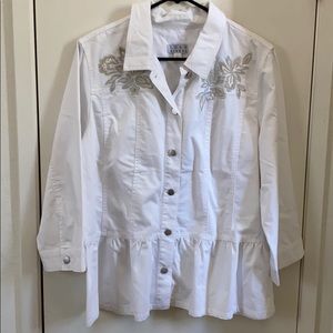 NWOT - Joan Rivers Long Sleeve Blouse